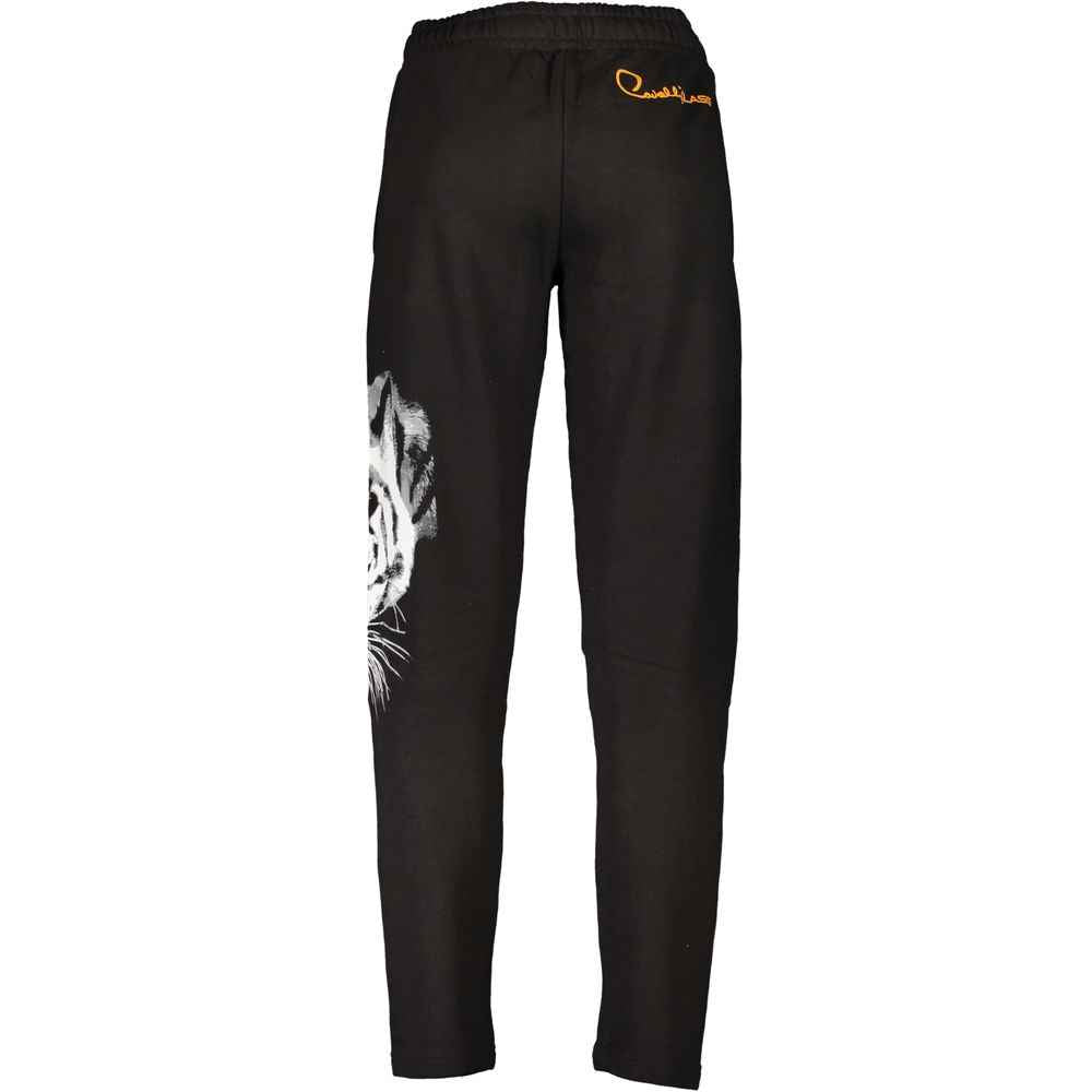 Cavalli Class Black Cotton Pant