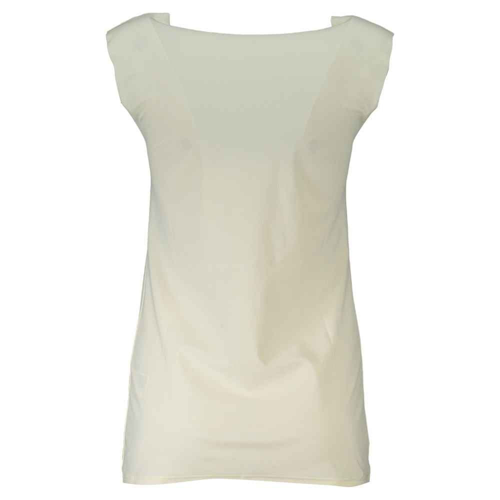 Patrizia Pepe White Elastane Tank Top