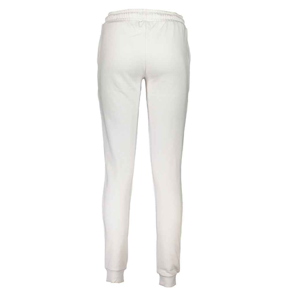 Cavalli Class White Cotton Pant