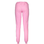 Cavalli Class Pink Cotton Pant