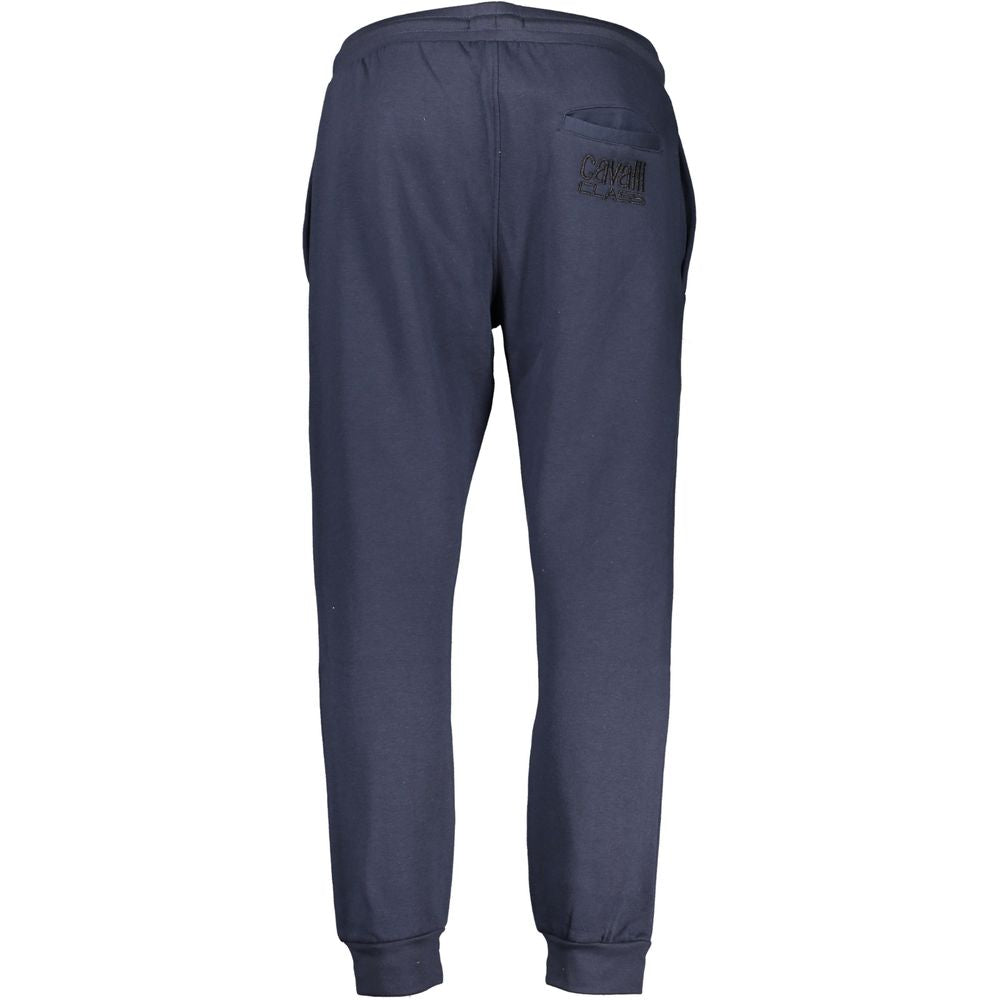 Cavalli Class Blue Cotton Pant