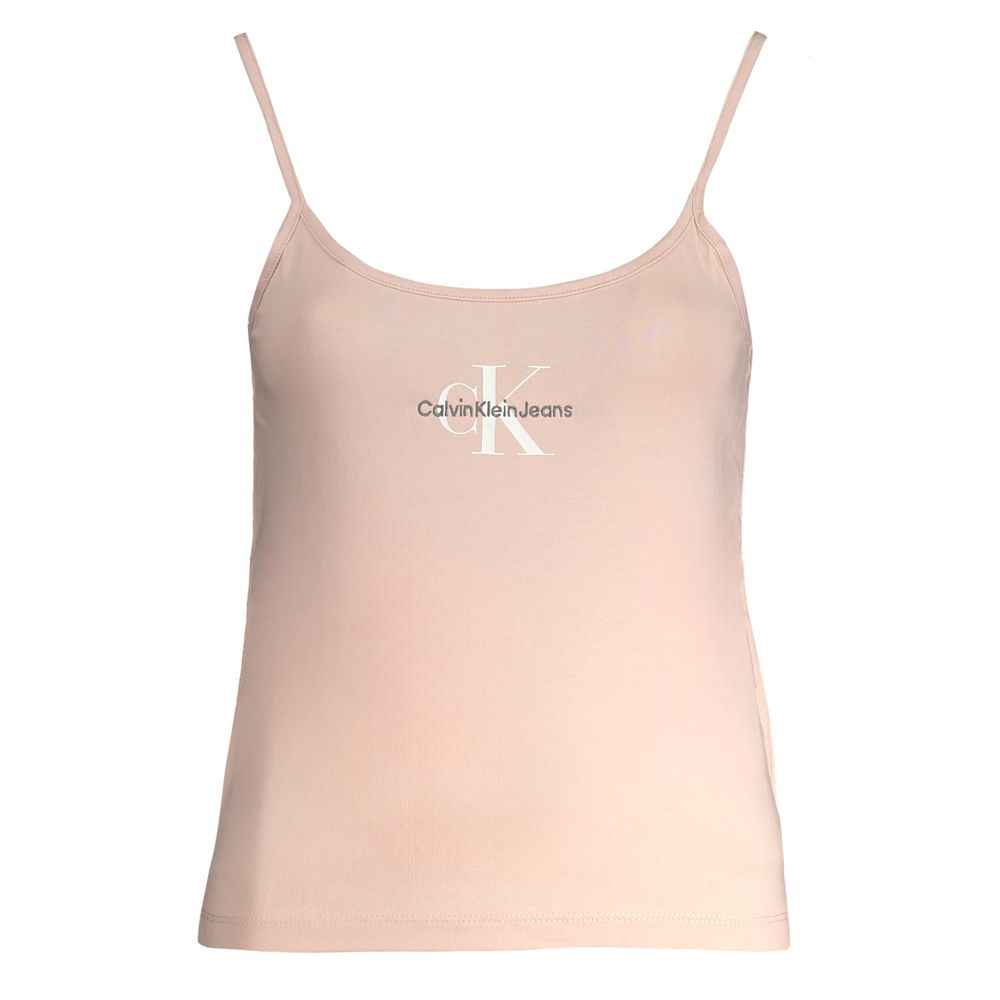 Calvin Klein Pink Cotton Tank Top