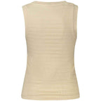 Guess Jeans Beige Cotton Tank Top