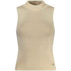 Guess Jeans Beige Cotton Tank Top