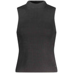 Guess Jeans Black Cotton Tank Top