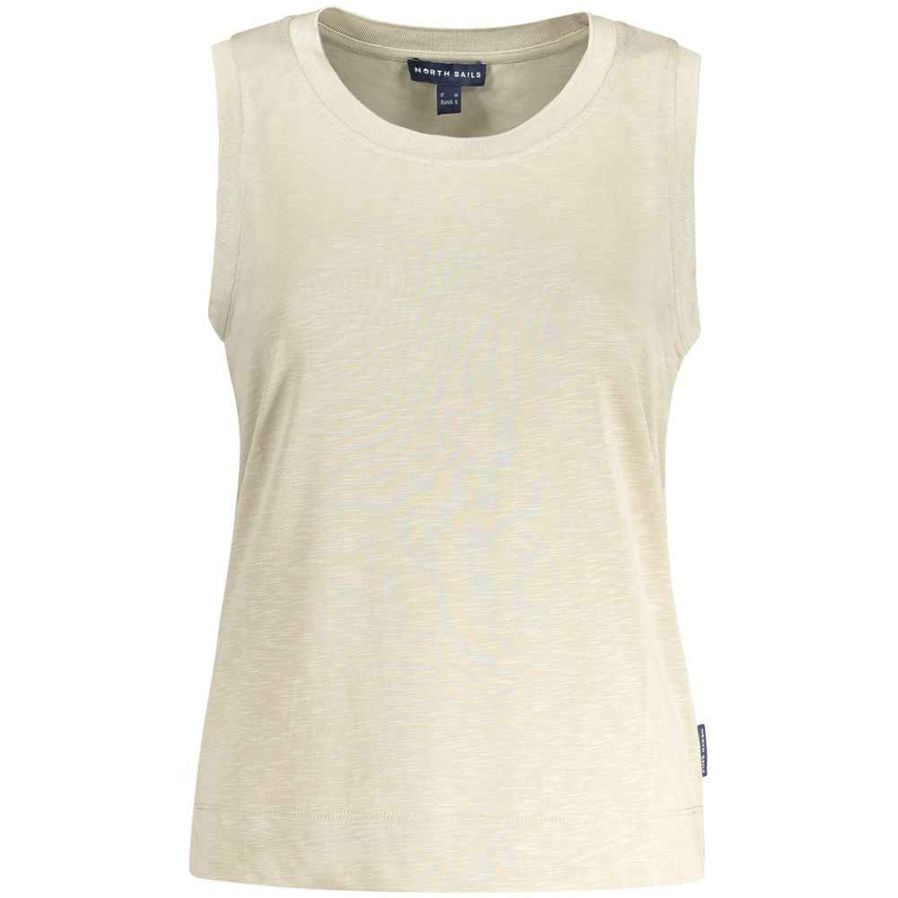 North Sails Beige Polyester Tank Top