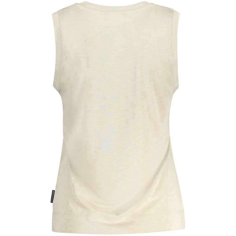North Sails Beige Polyester Tank Top