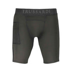 Trussardi Black Polyester Pant