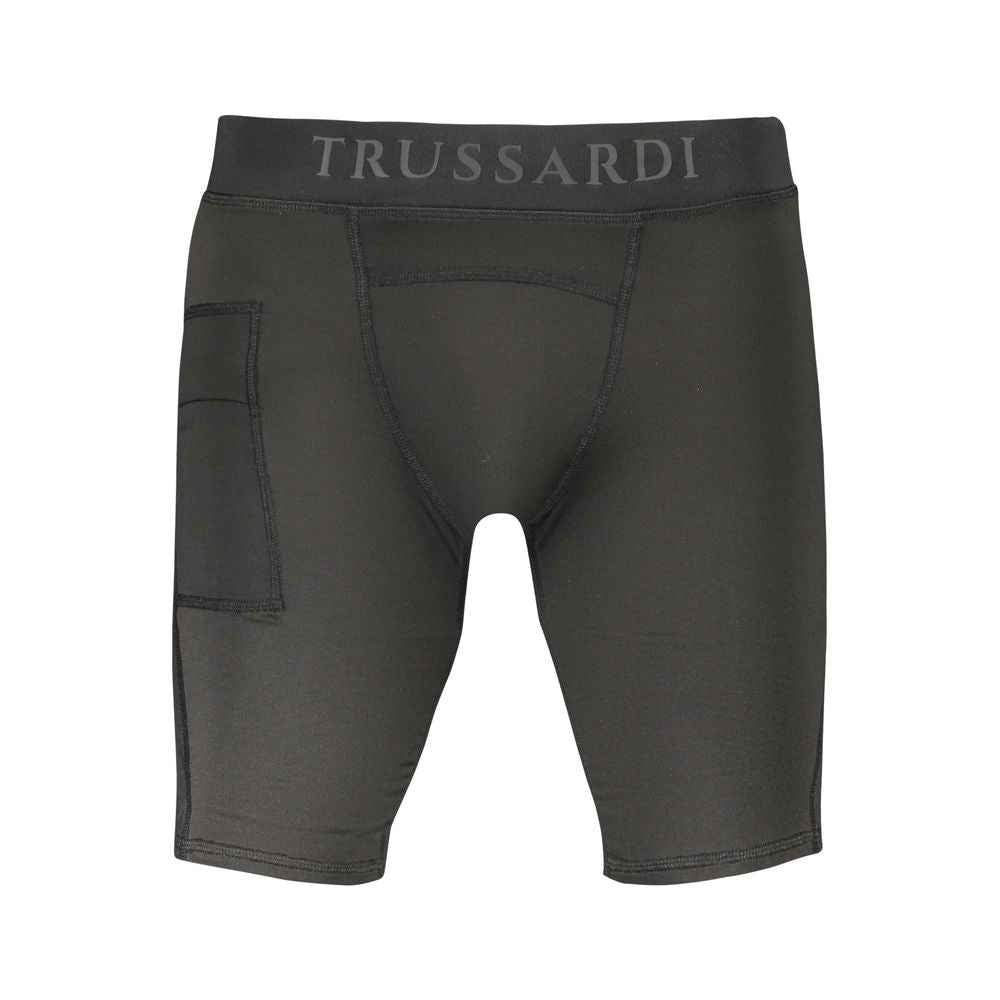 Trussardi Black Polyester Pant