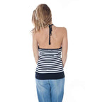 Datch Blue Cotton Tank Top