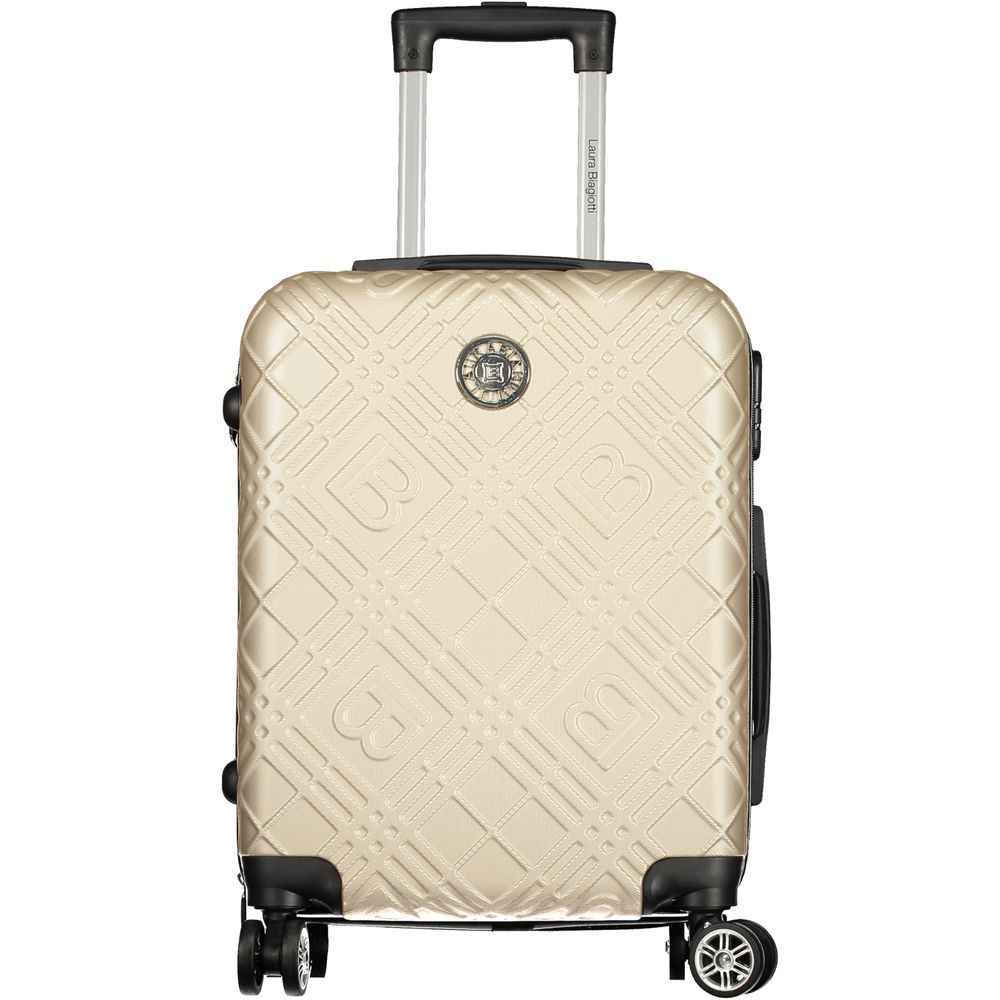 Laura Biagiotti Gold Polyethylene Luggage And Travel