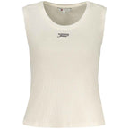 Tommy Hilfiger Beige Cotton Tank Top