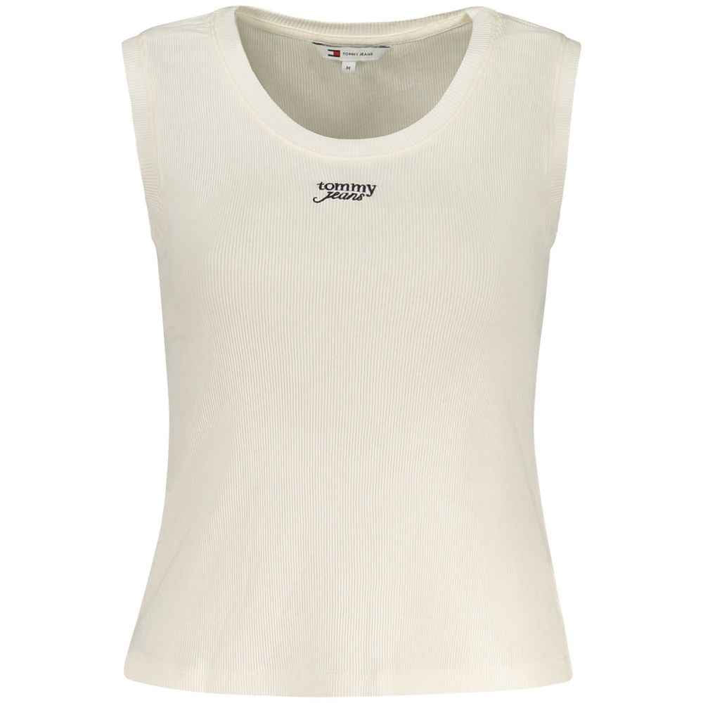 Tommy Hilfiger Beige Cotton Tank Top