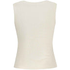 Tommy Hilfiger Beige Cotton Tank Top