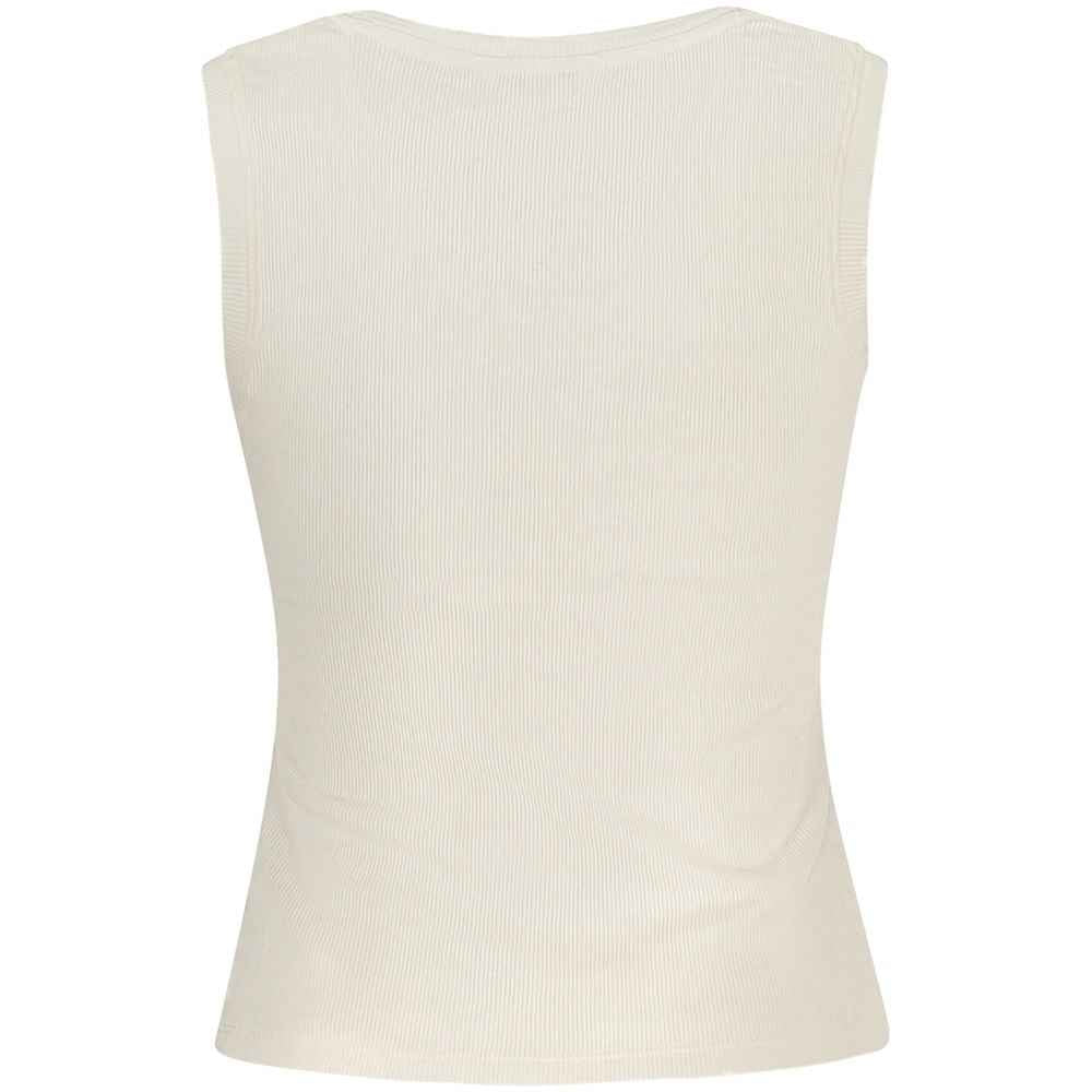 Tommy Hilfiger Beige Cotton Tank Top