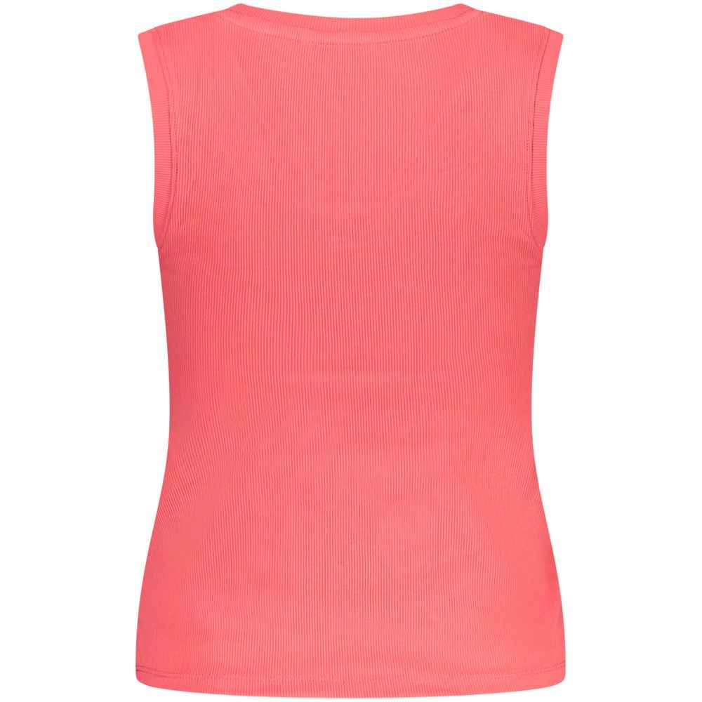 Tommy Hilfiger Pink Cotton Tank Top