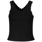 Guess Jeans Black Viscose Tank Top