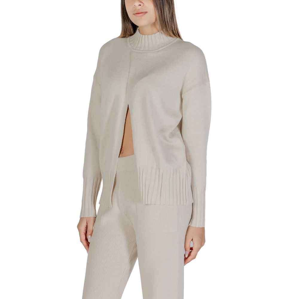 Cleré Beige Viscose Cardigan