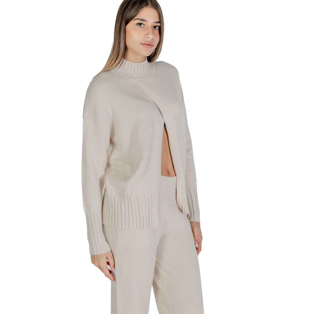 Cleré Beige Viscose Cardigan