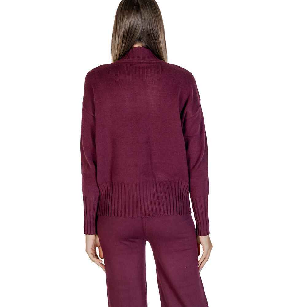 Cleré Purple Viscose Cardigan