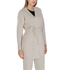 Cleré Beige Viscose Cardigan