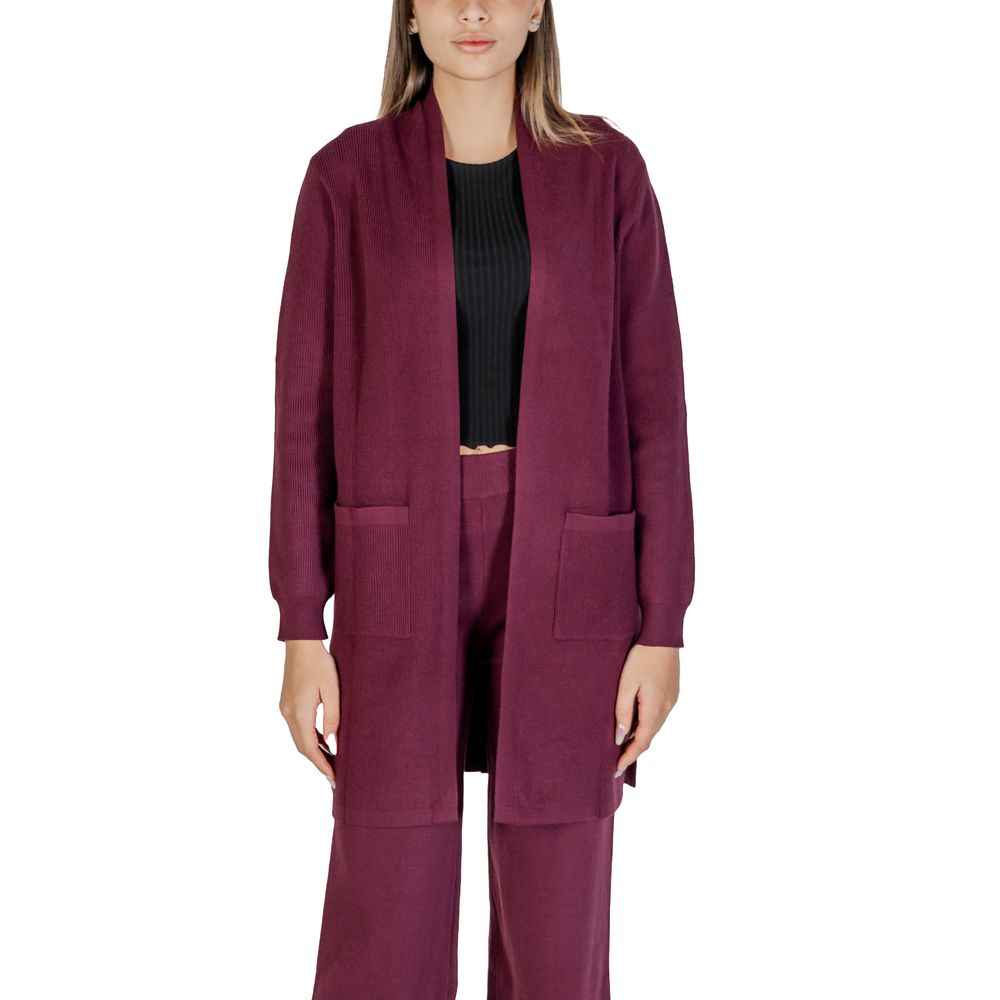 Cleré Purple Viscose Cardigan
