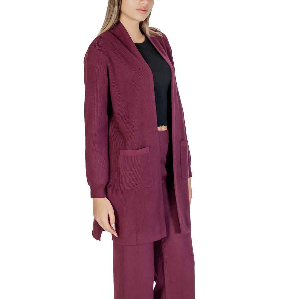 Cleré Purple Viscose Cardigan