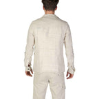 In My Hood Beige Linen Blazer