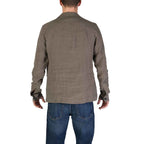 In My Hood Green Linen Blazer