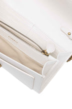 PINKO White Leather One Simply Love Mini Bag