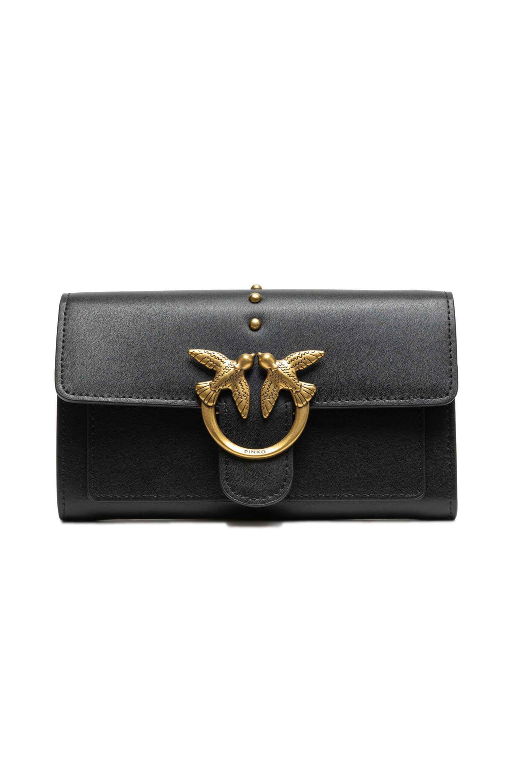 PINKO Black Mini Love Bag One Simply