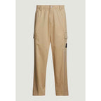 Calvin Klein Jeans Beige Recycled Cotton Pant