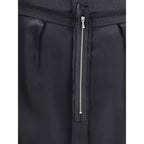 Margiela Black Polyester Midi Skirt