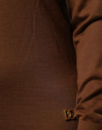 Dolce & Gabbana Brown Cashmere Turtle Neck Pullover Sweater