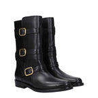 Celine Black Leather Boots
