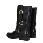 Celine Black Leather Boots