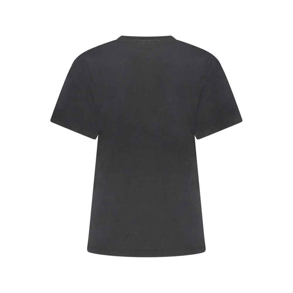 Napapijri Black Cotton T-Shirt