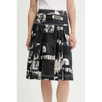 Desigual Black Cotton Skirt