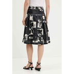 Desigual Black Cotton Skirt