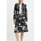 Desigual Black Cotton Jackets & Coat