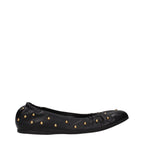Chloé Black Leather Ballet Flats