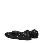 Chloé Black Leather Ballet Flats