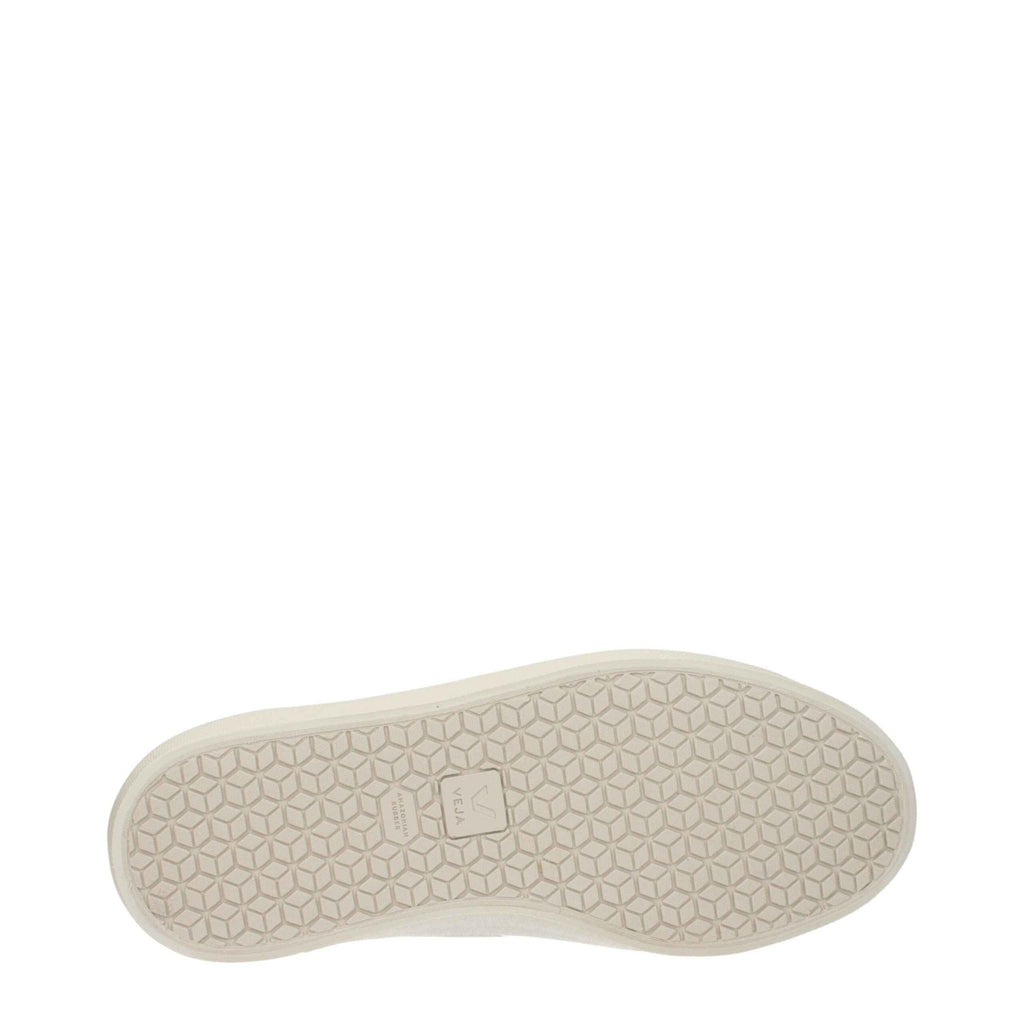 Veja White Fabric Low Top Sneakers