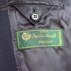 Made in Italy Blue Wool Men's Blazer