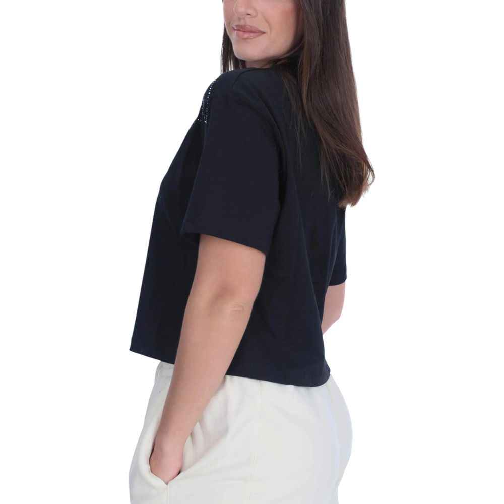 County of Milan Black Cotton T-Shirt