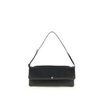 Courrèges Black Calf Leather Bos Taurus Shoulder Bag