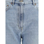 Valentino Cotton Five-Pocket Jeans