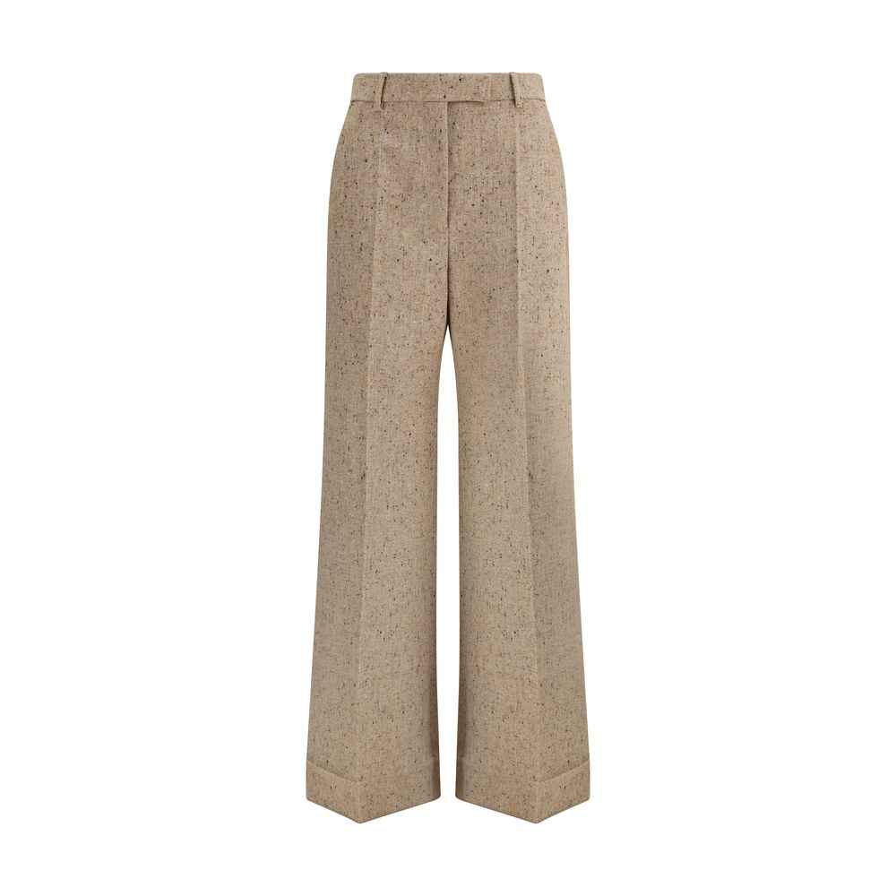 Valentino Palazzo Trousers in Bottonato Natté