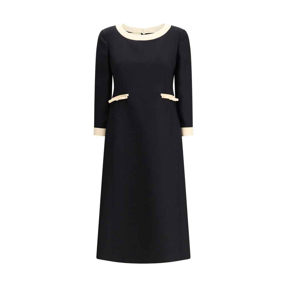 Valentino Wool Dress with Bow