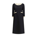 Valentino Wool Dress with Bow